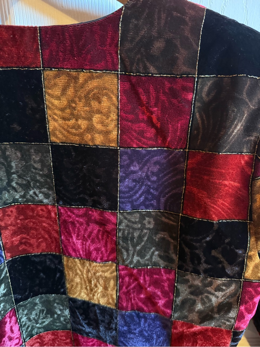 Willow Ridge Patchwork Velvet Jacket - Picture 4 of 5